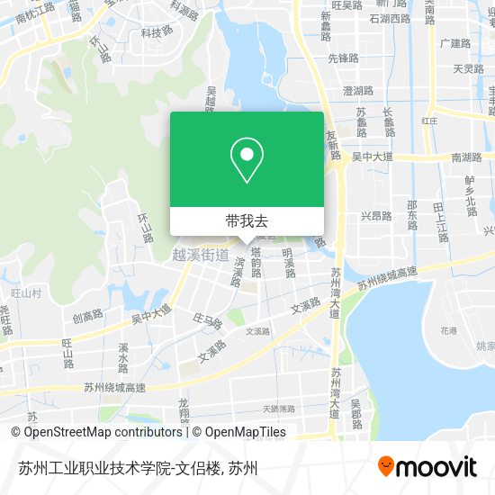 苏州工业职业技术学院-文侣楼地图