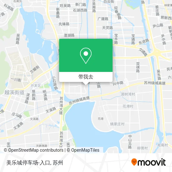 美乐城停车场-入口地图