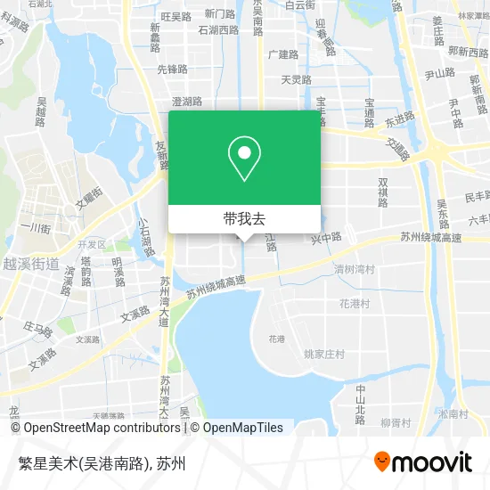 繁星美术(吴港南路)地图