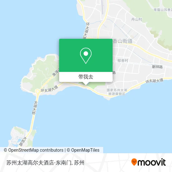 苏州太湖高尔夫酒店-东南门地图