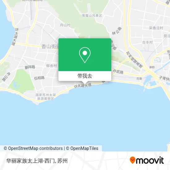 华丽家族太上湖-西门地图