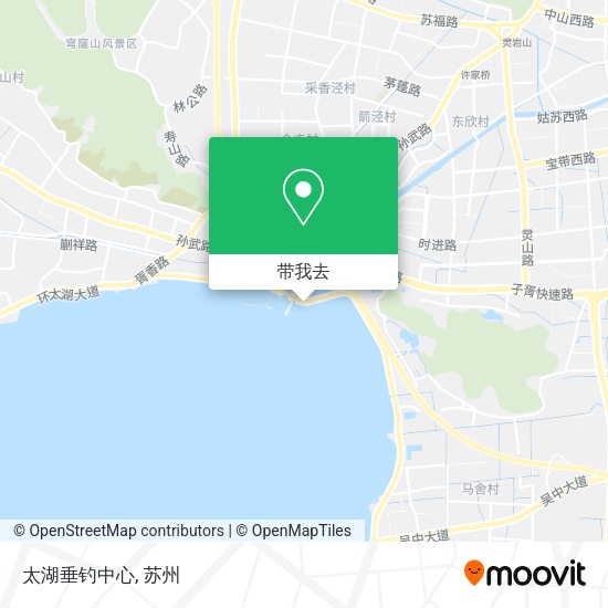 太湖垂钓中心地图