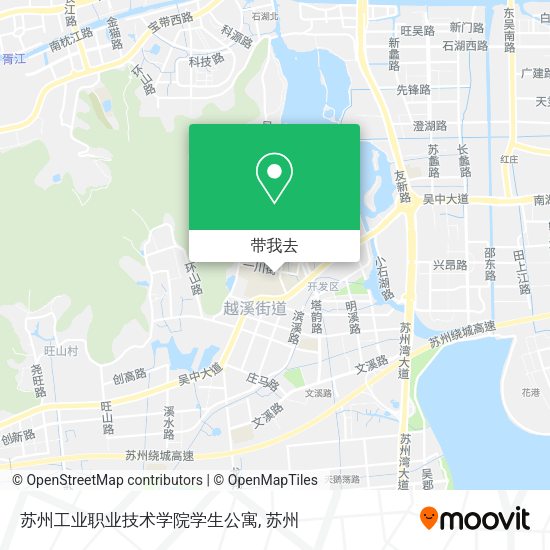 苏州工业职业技术学院学生公寓地图