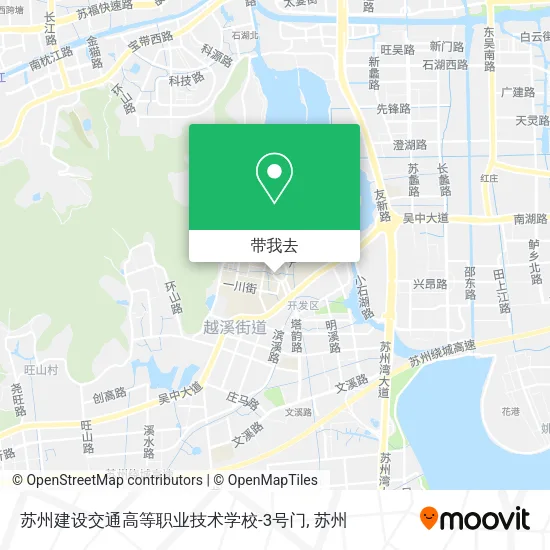 苏州建设交通高等职业技术学校-3号门地图