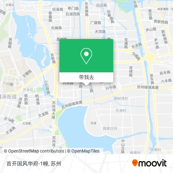 首开国风华府-1幢地图