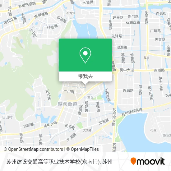 苏州建设交通高等职业技术学校(东南门)地图