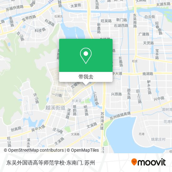 东吴外国语高等师范学校-东南门地图