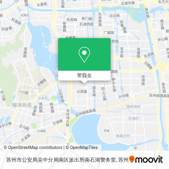 苏州市公安局吴中分局南区派出所南石湖警务室地图