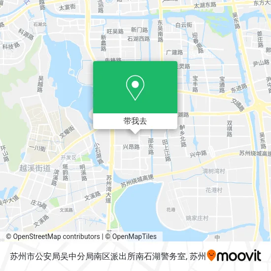 苏州市公安局吴中分局南区派出所南石湖警务室地图