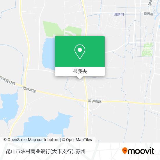 昆山市农村商业银行(大市支行)地图