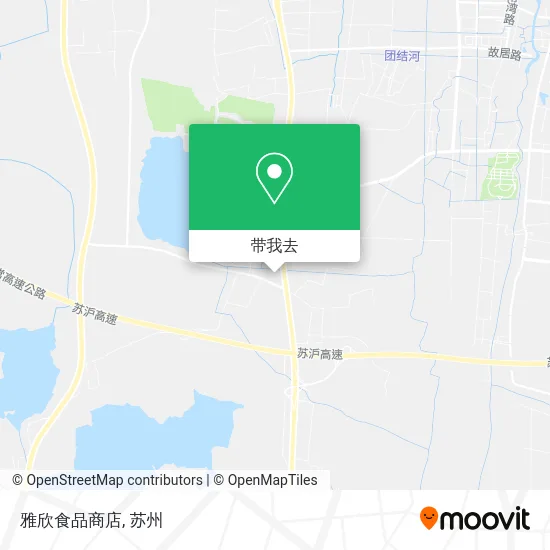 雅欣食品商店地图