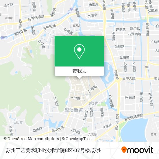 苏州工艺美术职业技术学院B区-07号楼地图