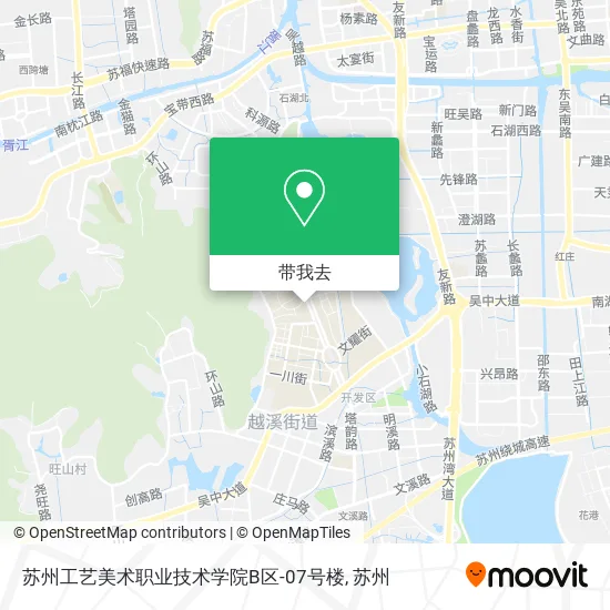 苏州工艺美术职业技术学院B区-07号楼地图