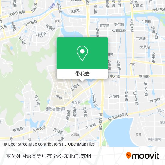 东吴外国语高等师范学校-东北门地图