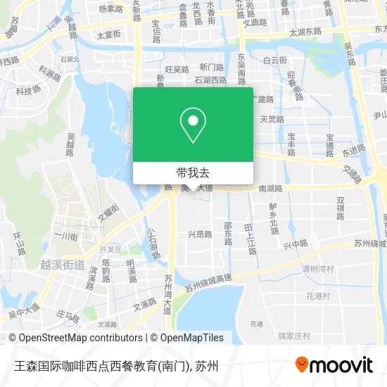 王森国际咖啡西点西餐教育(南门)地图