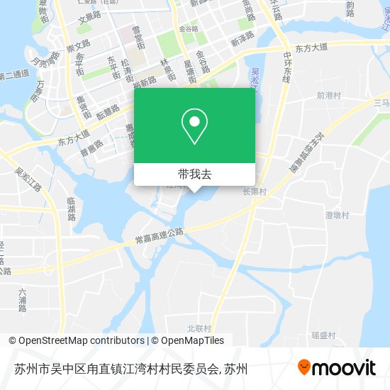 苏州市吴中区甪直镇江湾村村民委员会地图