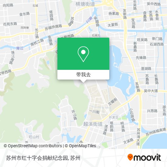 苏州市红十字会捐献纪念园地图