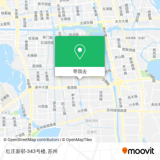 红庄新邨-343号楼地图