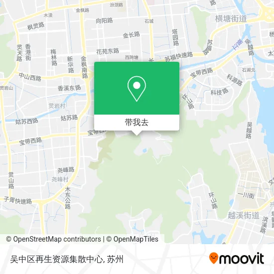 吴中区再生资源集散中心地图