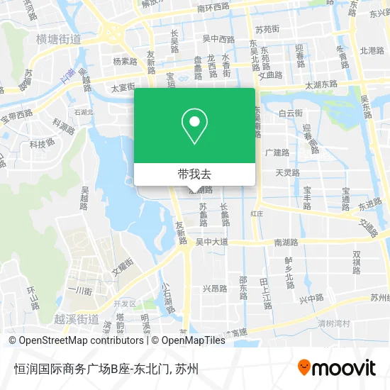 恒润国际商务广场B座-东北门地图