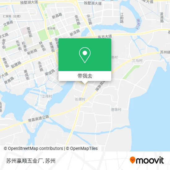 苏州赢顺五金厂地图