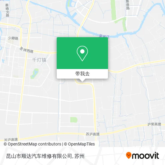 昆山市顺达汽车维修有限公司地图