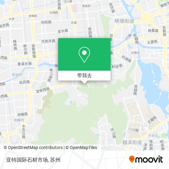 亚特国际石材市场地图