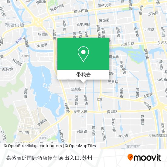 嘉盛丽延国际酒店停车场-出入口地图