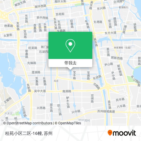 桂苑小区二区-16幢地图