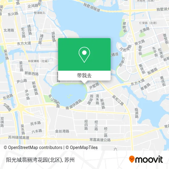 阳光城翡丽湾花园(北区)地图