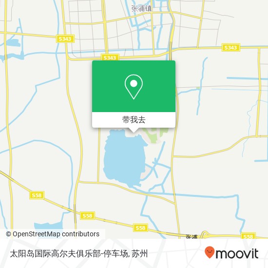 太阳岛国际高尔夫俱乐部-停车场地图