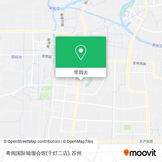 希阅国际瑜珈会馆(千灯二店)地图