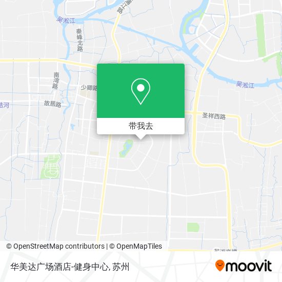 华美达广场酒店-健身中心地图