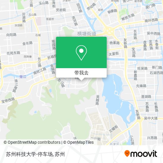 苏州科技大学-停车场地图