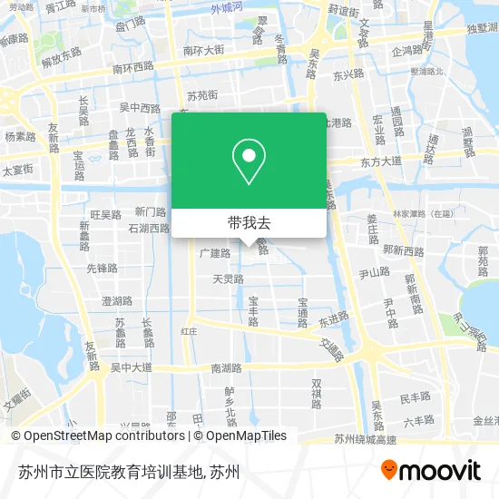 苏州市立医院教育培训基地地图