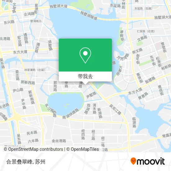 合景叠翠峰地图