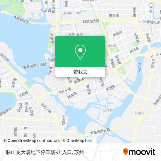 脉山龙大厦地下停车场-出入口地图