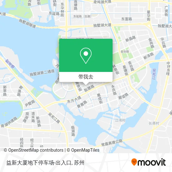 益新大厦地下停车场-出入口地图