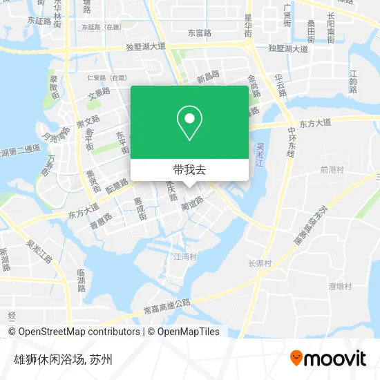雄狮休闲浴场地图
