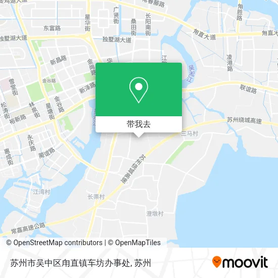 苏州市吴中区甪直镇车坊办事处地图