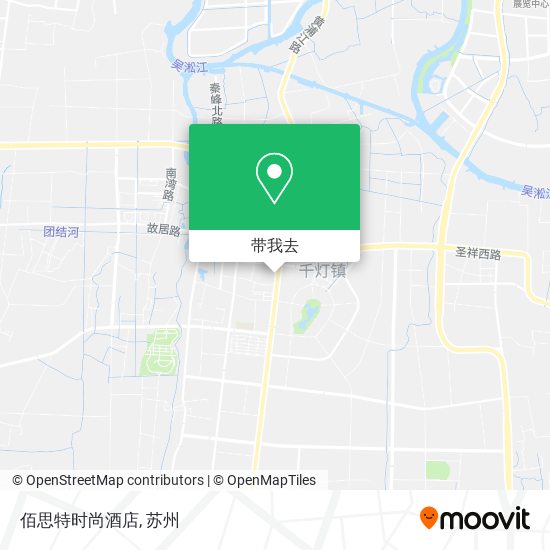 佰思特时尚酒店地图