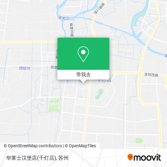 华莱士汉堡店(千灯店)地图