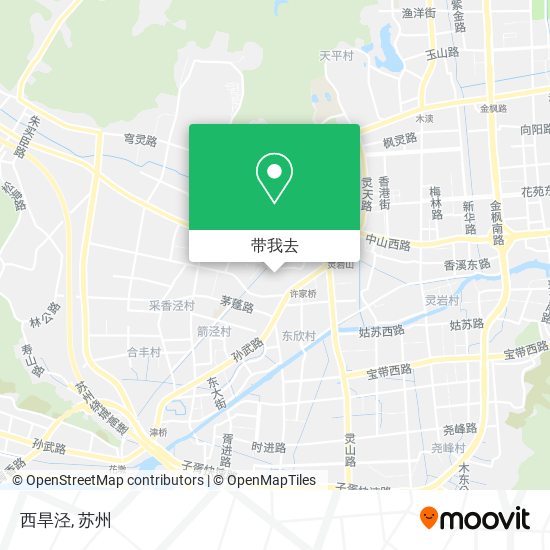 西旱泾地图
