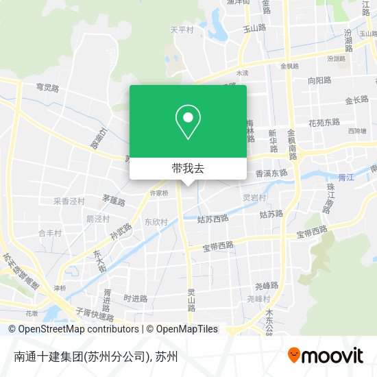 南通十建集团(苏州分公司)地图