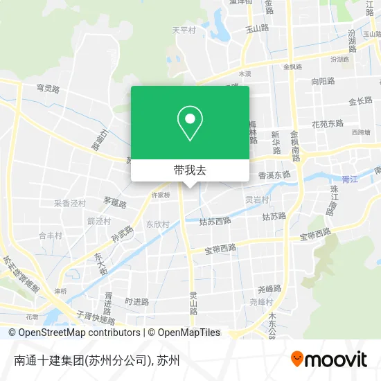 南通十建集团(苏州分公司)地图