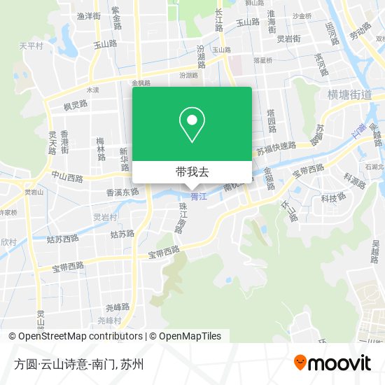 方圆·云山诗意-南门地图