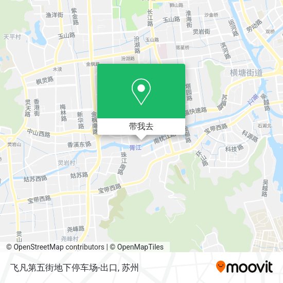 飞凡第五街地下停车场-出口地图
