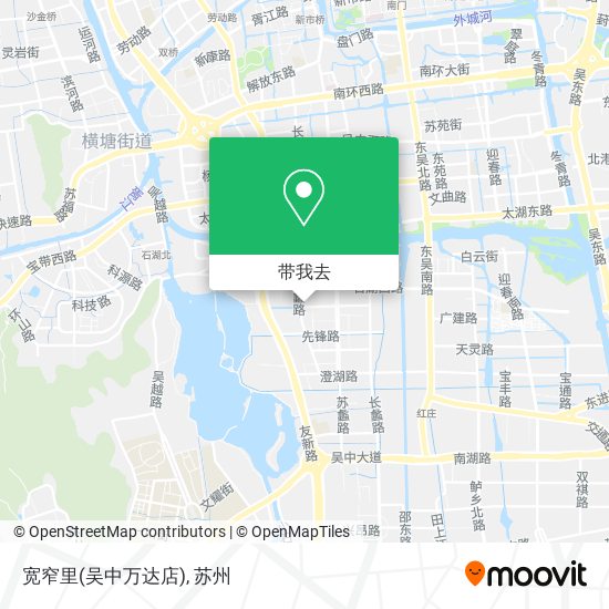 宽窄里(吴中万达店)地图