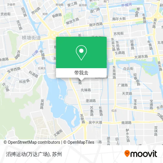 滔搏运动(万达广场)地图
