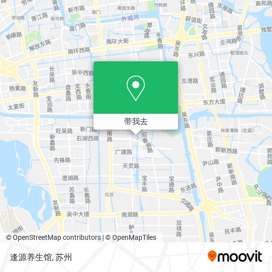 逢源养生馆地图
